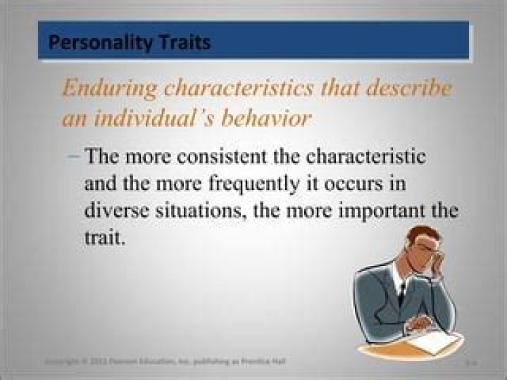 Are enduring characteristics that describe an individual's behavior?