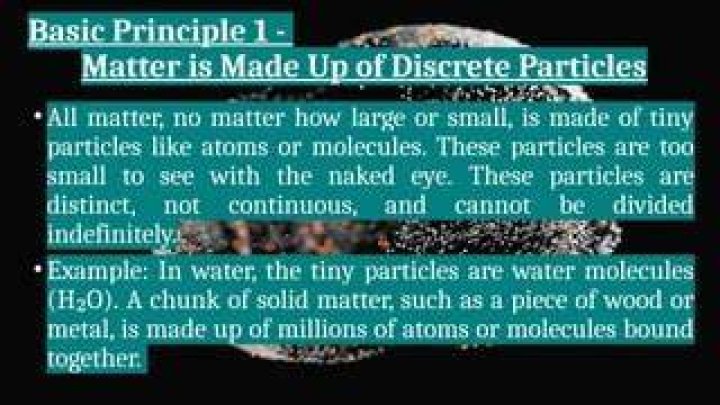 At matter of principle?