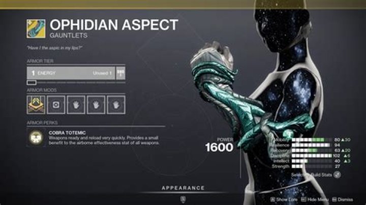 Does ophidian aspect work with stasis?