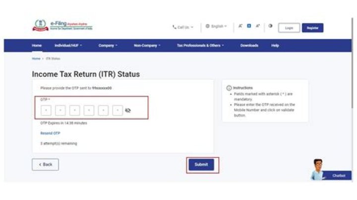 How to know my itr filed or not?