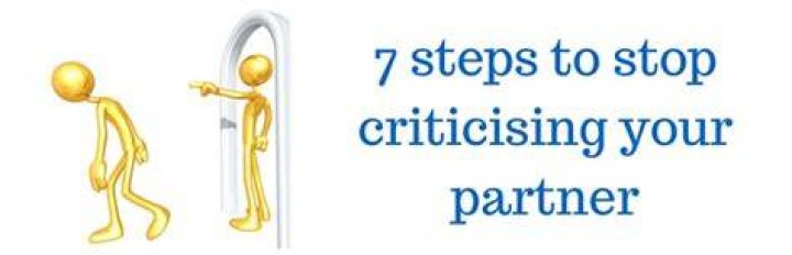 How to stop criticising your partner?