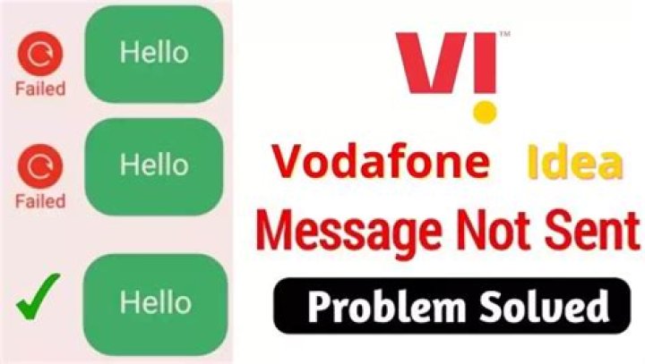 In vodafone sms not sending?