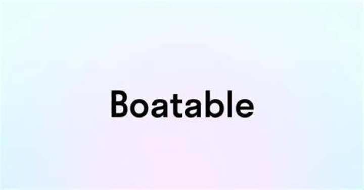 Is boatable a word?