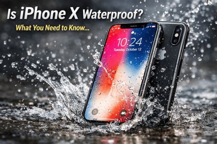 Is iphone x waterproof?