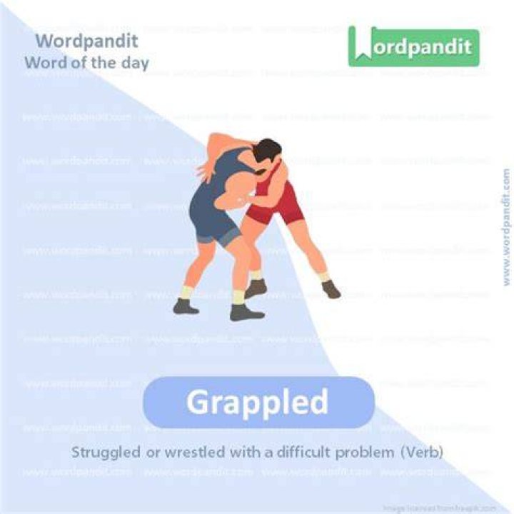 Is there a word grappled?