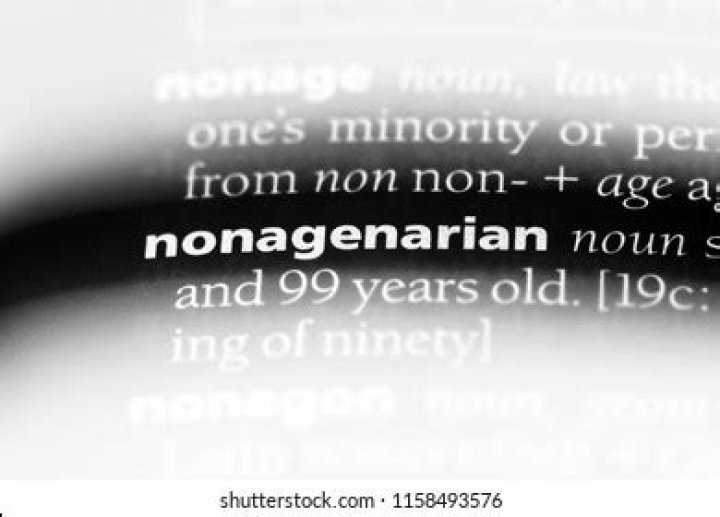 Is there such a word as nonagenarian?