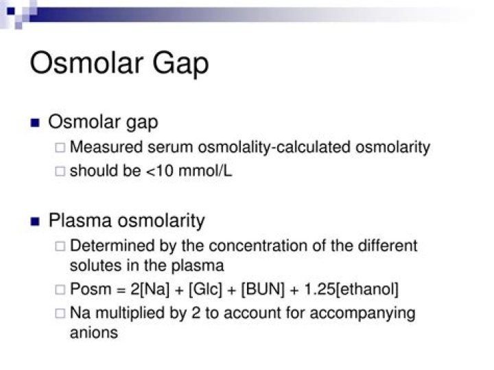 What can increase osmolal gap?