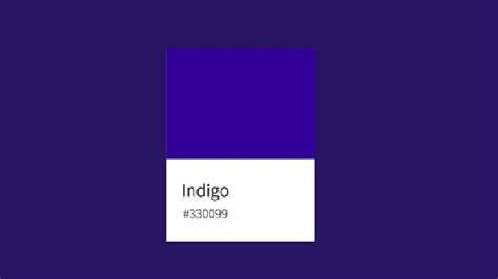What color is indigo?