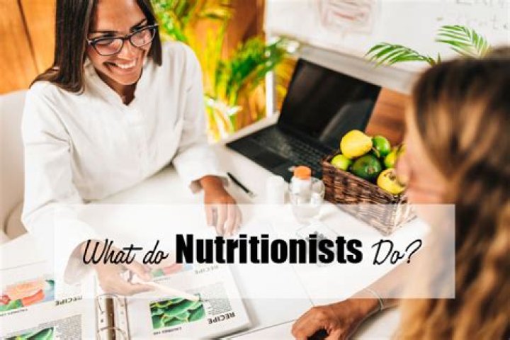 What do nutritionists do for you?