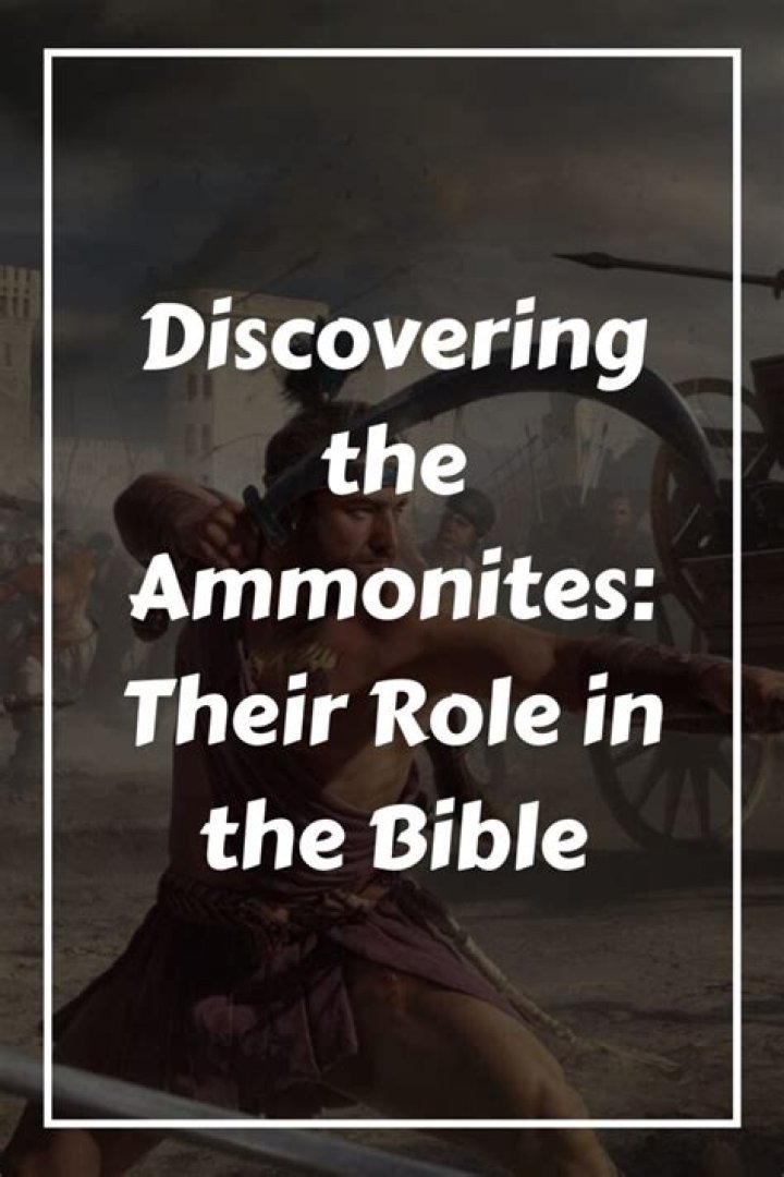 What is an ammonite in the bible?
