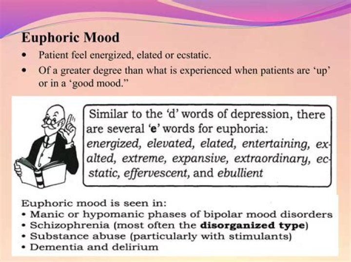 What is elated affect?