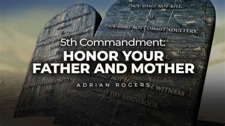 What is the 5th commandment?