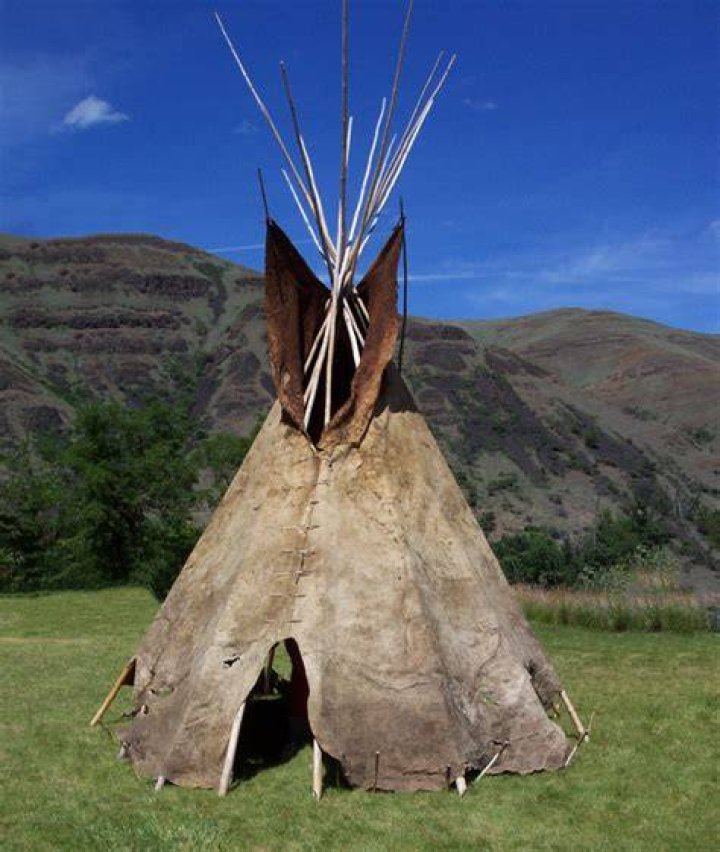 What teepees are made out of?