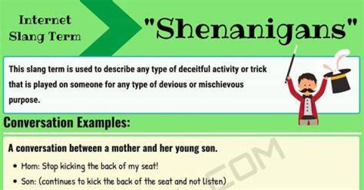 Whats a synonym for shenanigans?