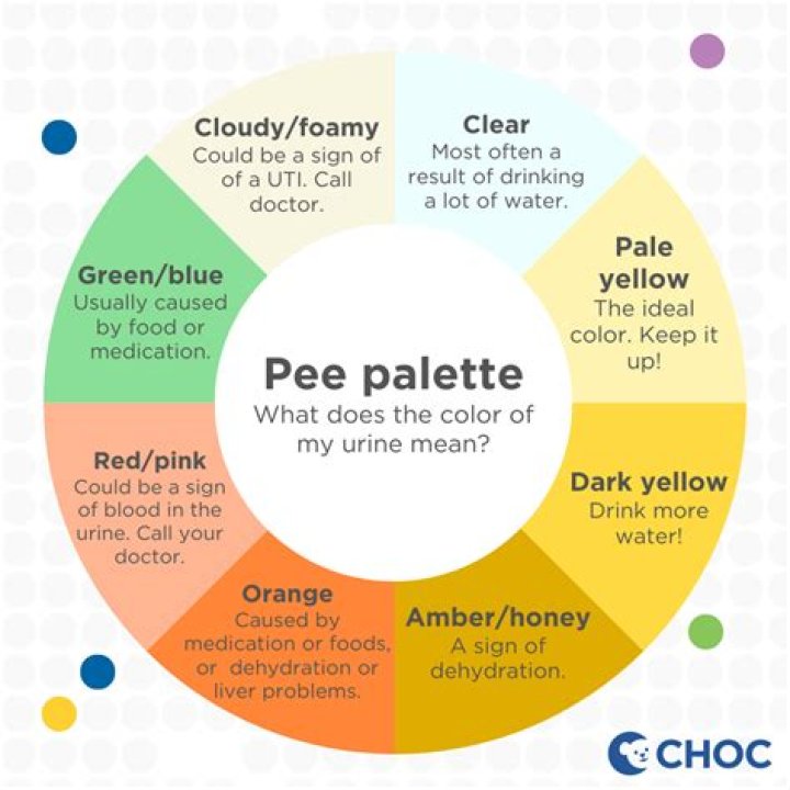 When i pee i pee a lot?