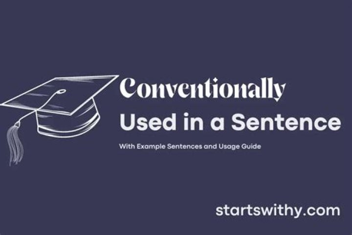 When to use conventionally?