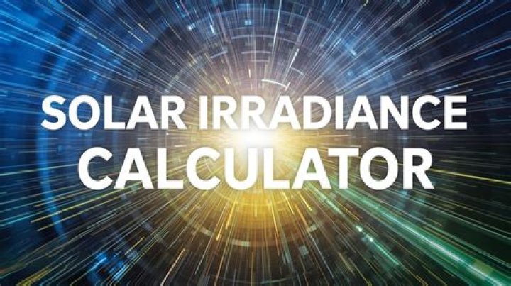 Where is solar irradiance measured?