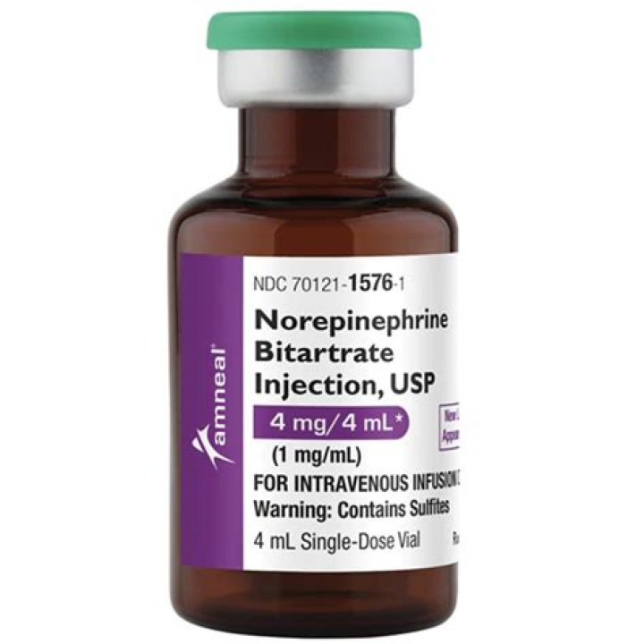 Which condition is an indication for the use of norepinephrine bitartrate?
