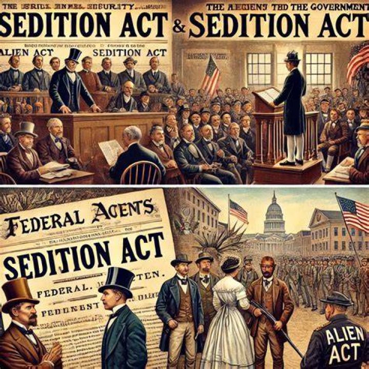 Which was the sedition acts?