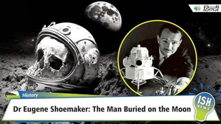 Who is shoemaker whose ashes are on the moon?