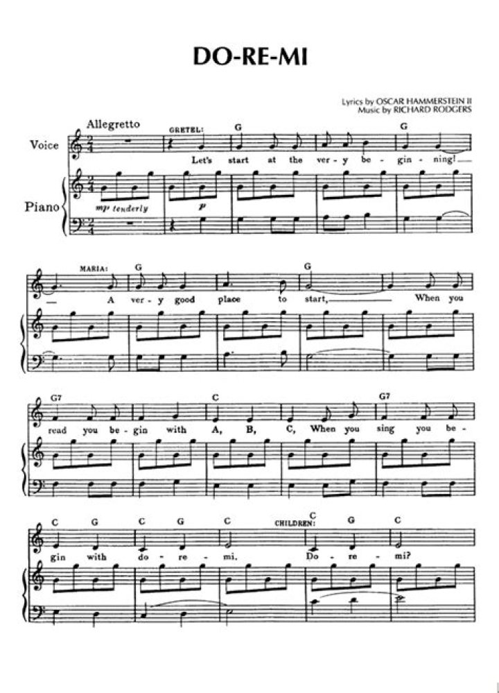 Why are notes called do re mi?