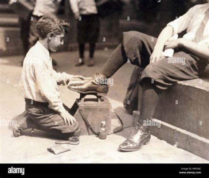 Why is shoeshine boy?